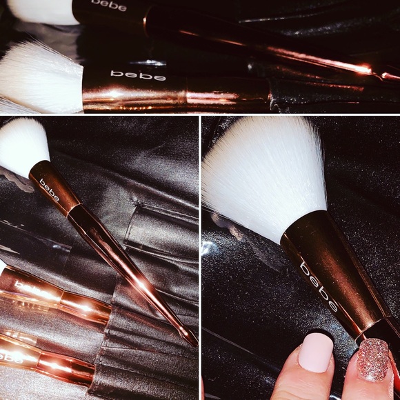 Bebe 10pc Brush Set w/ Brush Roll up case - Picture 7 of 7